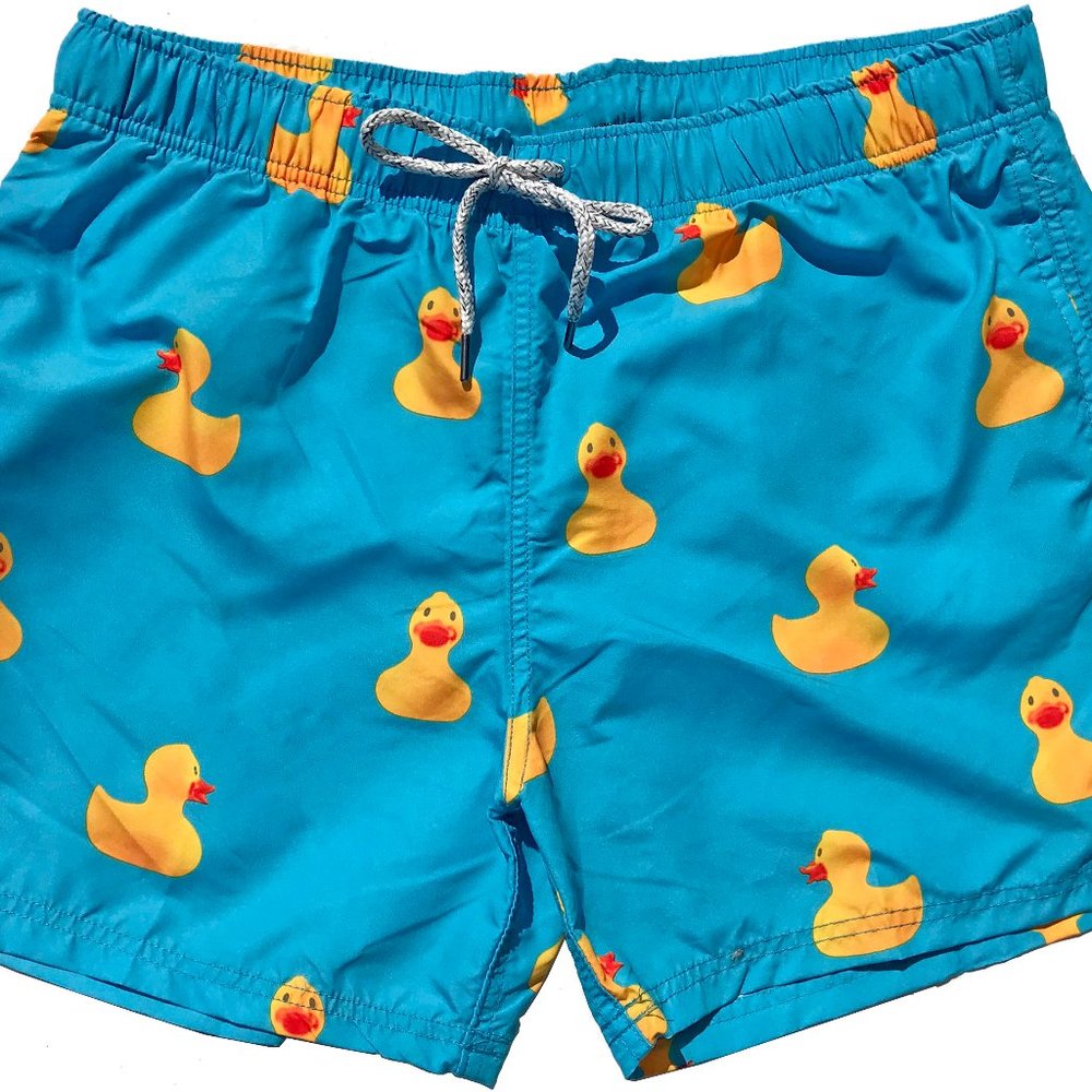 Boys rubber duck trunks